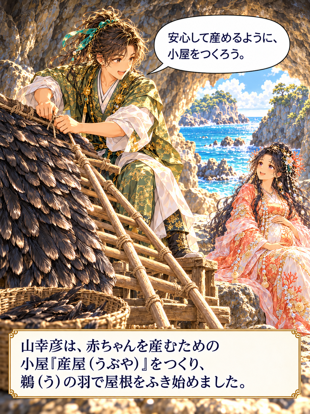 豊玉姫と鵜戸の産屋 3枚目