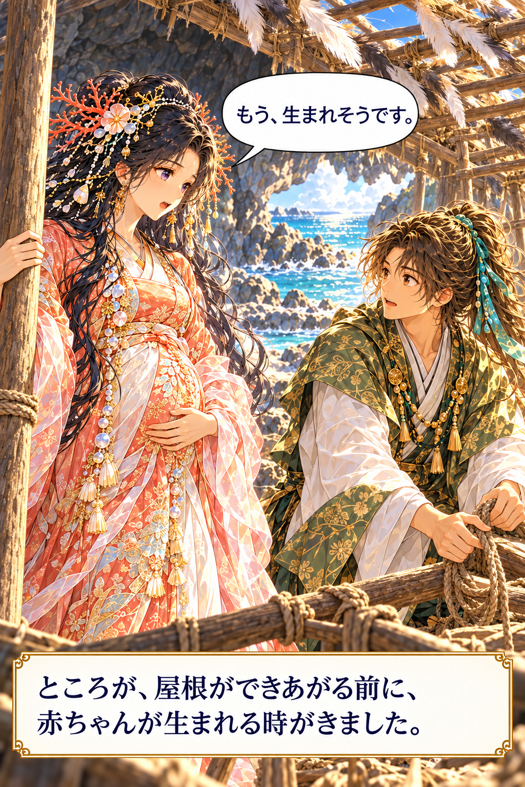 豊玉姫と鵜戸の産屋 4枚目