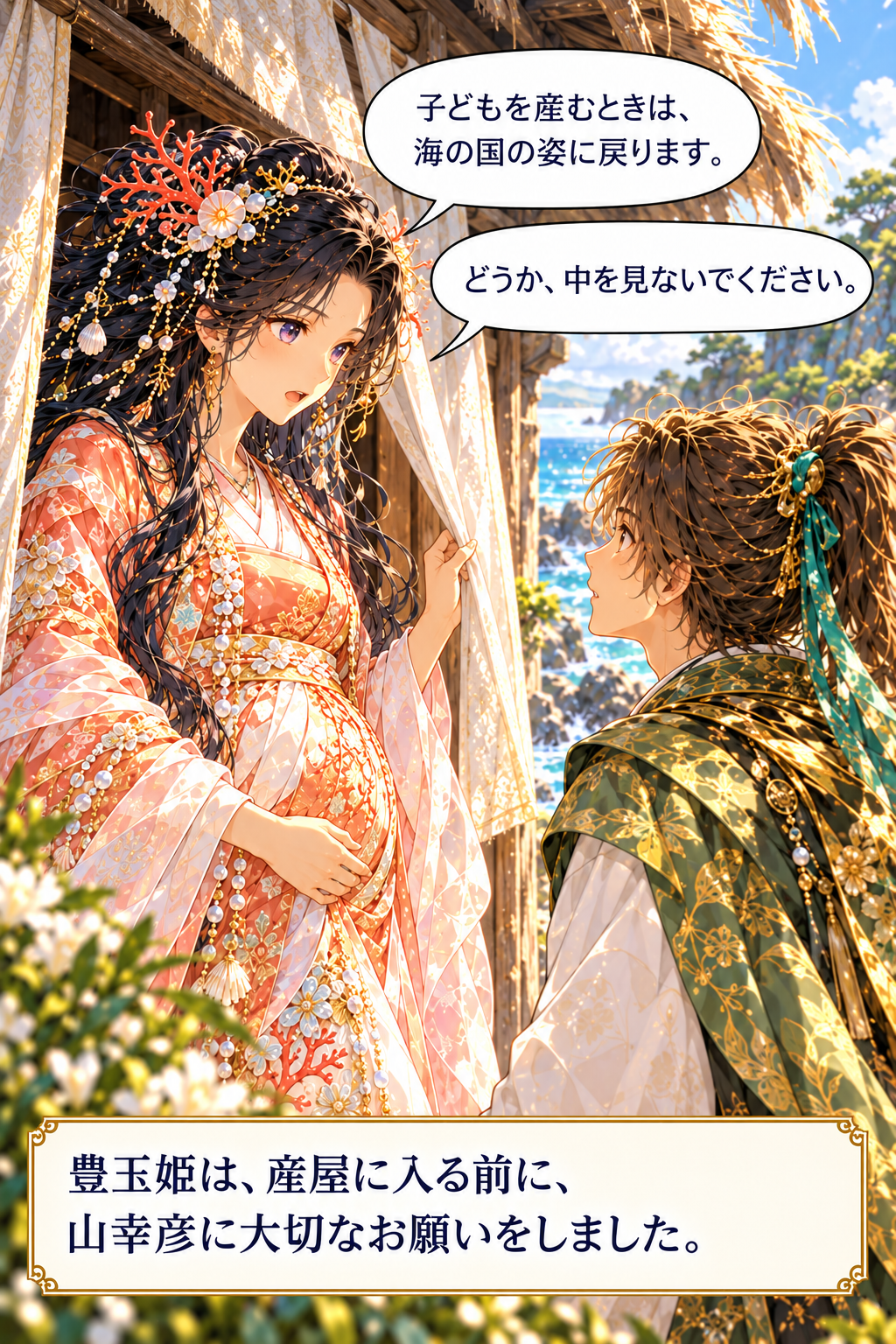 豊玉姫と鵜戸の産屋 5枚目