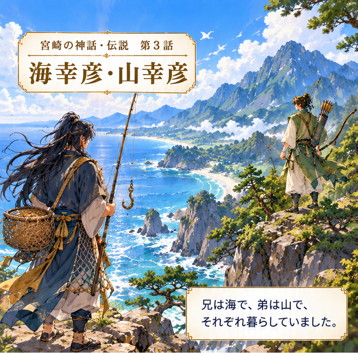 海幸彦と山幸彦 1枚目
